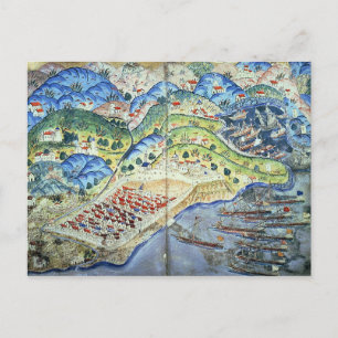 Aussicht auf Nizza, vom "Suleymanname" Postkarte