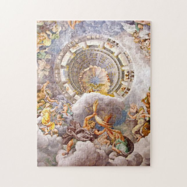 Aussicht auf Olympus Zuhause Gods Fresco von Giuli Puzzle (Vertikal)