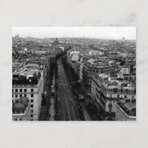 Aussicht auf Paris Postkarte