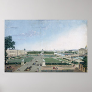 Aussicht auf Place Louis XV & Jardin des Poster