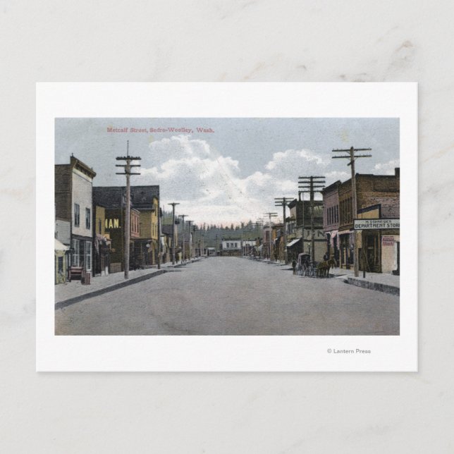 Aussicht auf Plaza, Tahquitz Canyon Postkarte (Vorderseite)