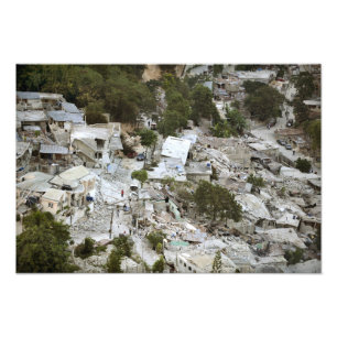 Aussicht auf Port-au-Prince, Haiti Fotodruck