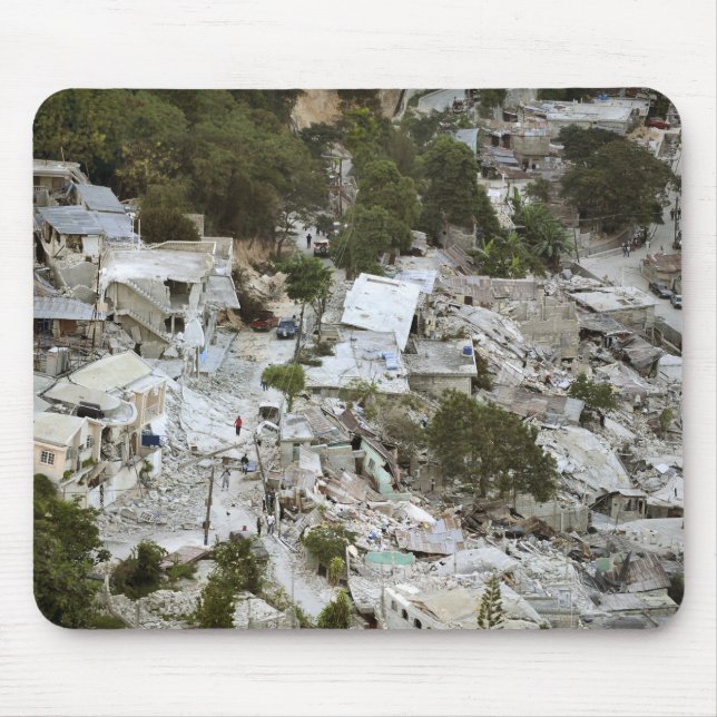 Aussicht auf Port-au-Prince, Haiti Mousepad (Vorne)