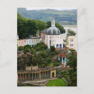 Aussicht auf Portmeirion Estuary Gwynedd, Nordwale Postkarte