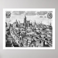 Aussicht auf Prag mit dem Kaiserpalast und dem