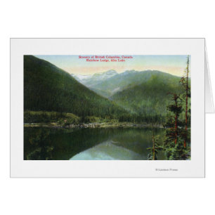 Aussicht auf Rainbow Lodge und Alta Lake