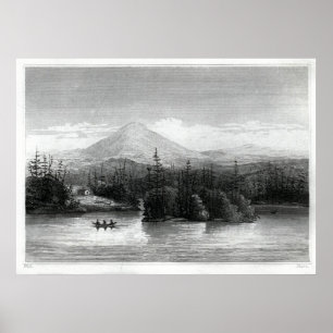 Aussicht auf Raquette Lake Poster