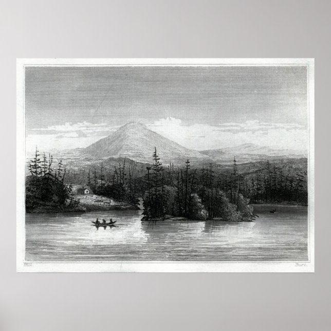 Aussicht auf Raquette Lake Poster (Vorne)