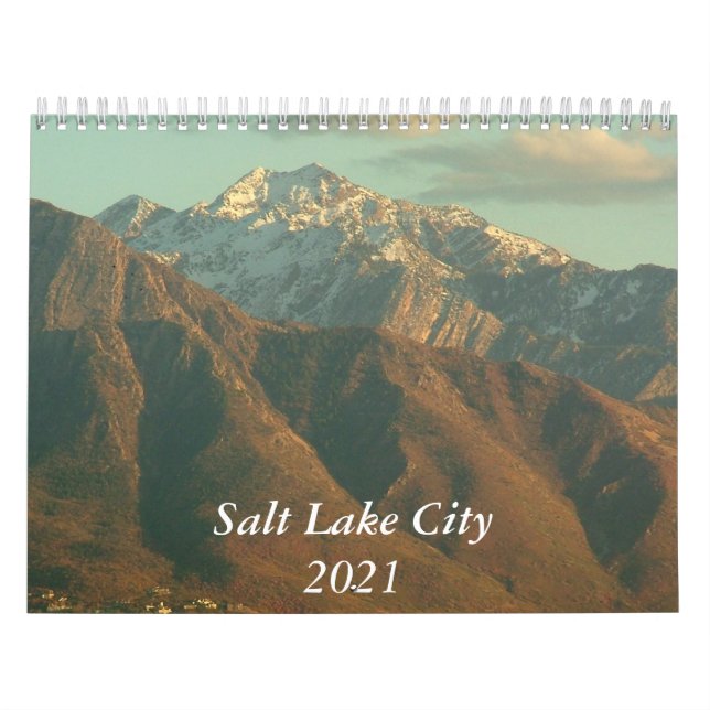 Aussicht auf Salt Lake City - 2021 Kalender (Titelbild)