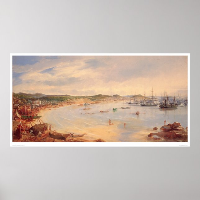 Aussicht auf San Francisco, California Harbour (05 Poster (Vorne)