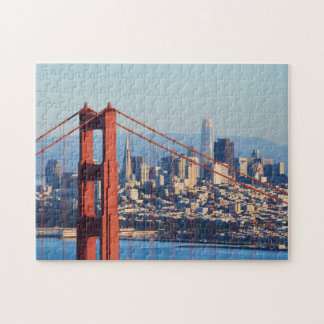 Aussicht auf San Francisco durch die Golden Gate B Puzzle