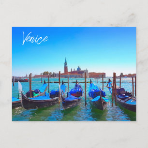 Aussicht auf San Giorgio Maggiore Insel Venedig It Postkarte