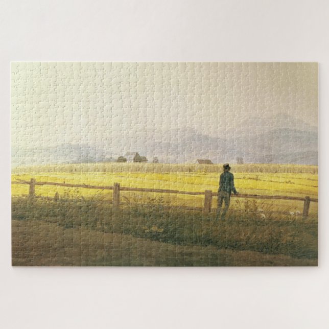 Aussicht auf Schmiedebergerkamm - Friedrich Puzzle (Horizontal)
