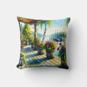 Aussicht auf See   Blick auf die Bucht Kissen