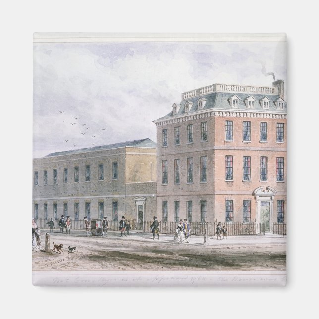 Aussicht auf Soho Square und Carlisle House Magnet (Vorne)