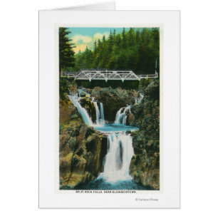 Aussicht auf Split Rock Falls und Bridge