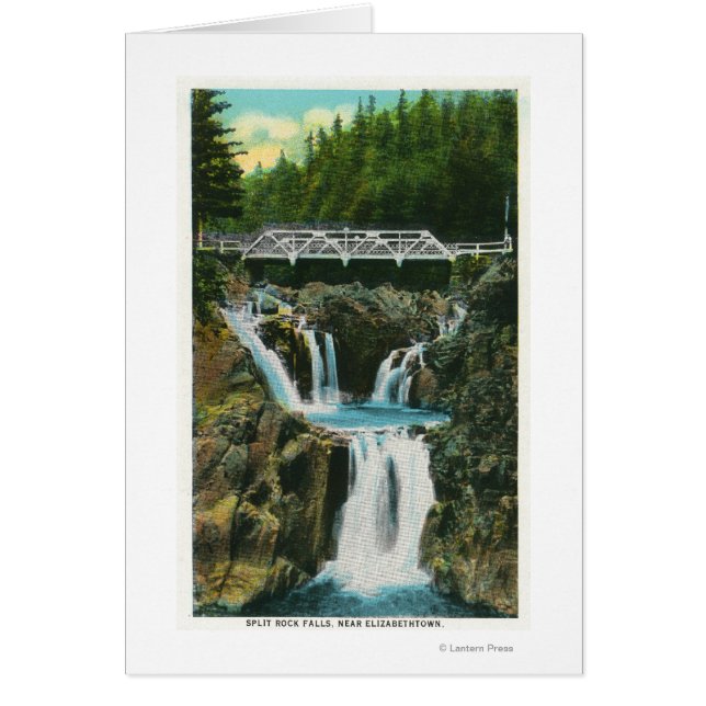 Aussicht auf Split Rock Falls und Bridge (Vorne)