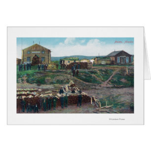 Aussicht auf Stadtbewohner rund um Cut WoodNulato,