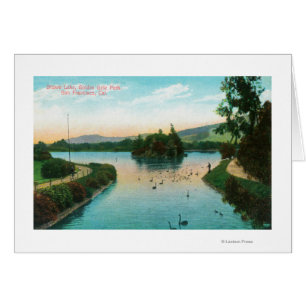 Aussicht auf Stowe Lake am Golden Gate Park