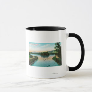 Aussicht auf Stowe Lake am Golden Gate Park Tasse