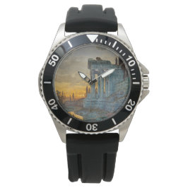 Aussicht auf Süditalien mit antiken römischen Ruin Armbanduhr