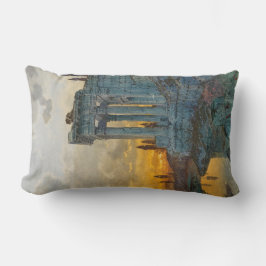 Aussicht auf Süditalien mit antiken römischen Ruin Lendenkissen