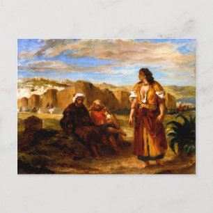 Aussicht auf Tanger mit zwei Sitzgruppen Postkarte