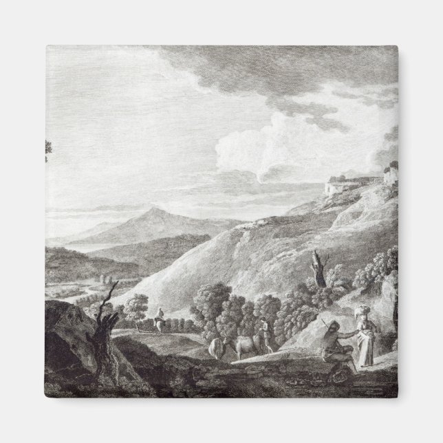 Aussicht auf Tarquinia und Corneto Magnet (Vorne)