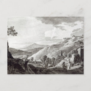 Aussicht auf Tarquinia und Corneto Postkarte