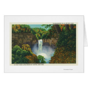 Aussicht auf Taughannock Falls, 200 Meter hoch