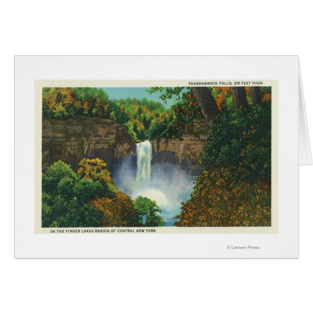 Aussicht auf Taughannock Falls, 200 Meter hoch (Vorderseite (Horizontal))
