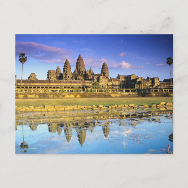 Aussicht auf Tempel von vorn Postkarte (Vorderseite)