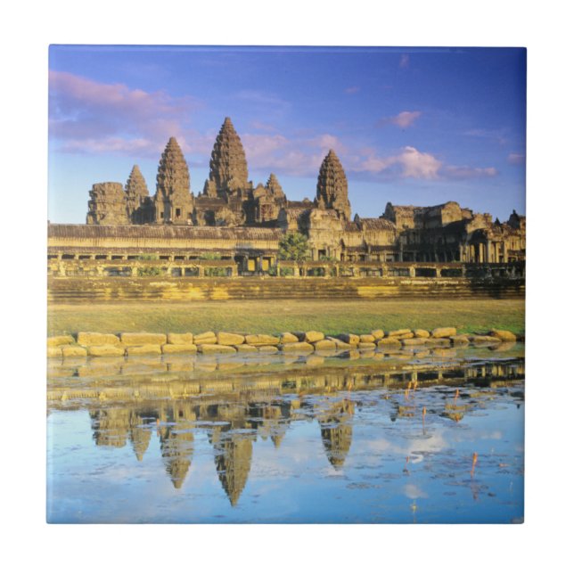 Aussicht auf Tempel von vorne Fliese (Vorderseite)