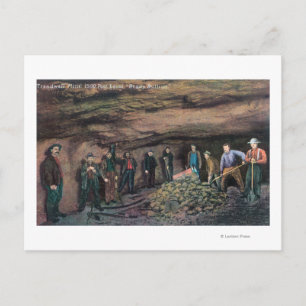 Aussicht auf Treadwell Minine Gold MinersJuneau, A Postkarte