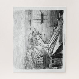 Aussicht auf Valletta in Malta 1874 Poster Puzzle