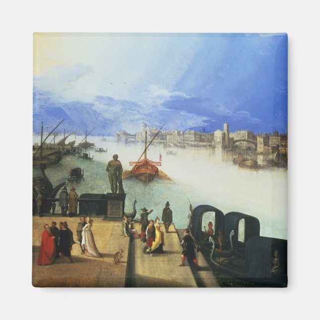 Aussicht auf Venedig Magnet (Vorne)