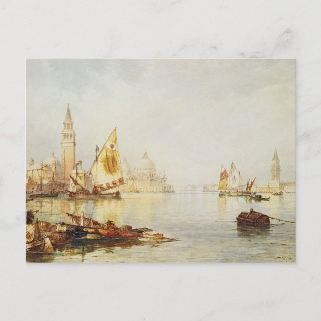 Aussicht auf Venedig Postkarte (Vorderseite)