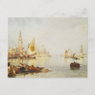 Aussicht auf Venedig Postkarte