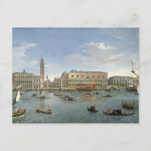 Aussicht auf Venedig von der Insel San Giorgio, 16 Postkarte