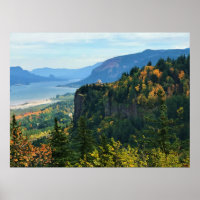 Aussicht auf Vista House, Columbia River, Oregon