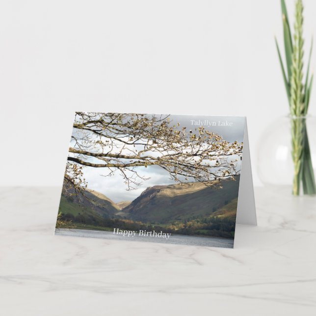 AUSSICHT AUF WALES TALYLLYN KARTE (Vorderseite)