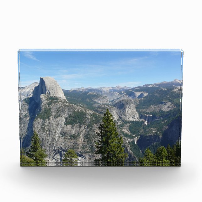 Aussicht auf Yosemite von Glacier Point, CA Fotoblock (Vorderseite)
