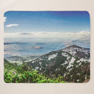 Aussicht aufs Meer aus den Bergen Sherpadecke