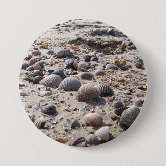 Aussicht aufs Meer - Muscheln Button