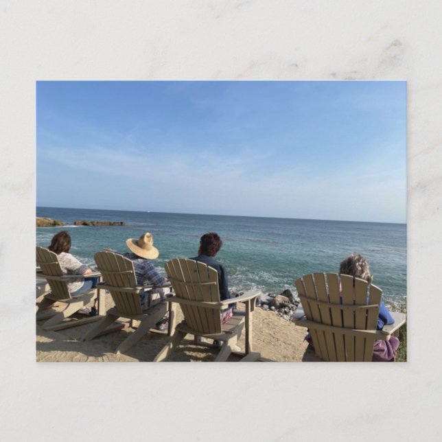 Aussicht aufs Meer Postkarte (Vorderseite)