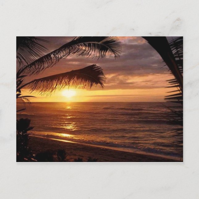 Aussicht aufs Meer Postkarte (Vorderseite)