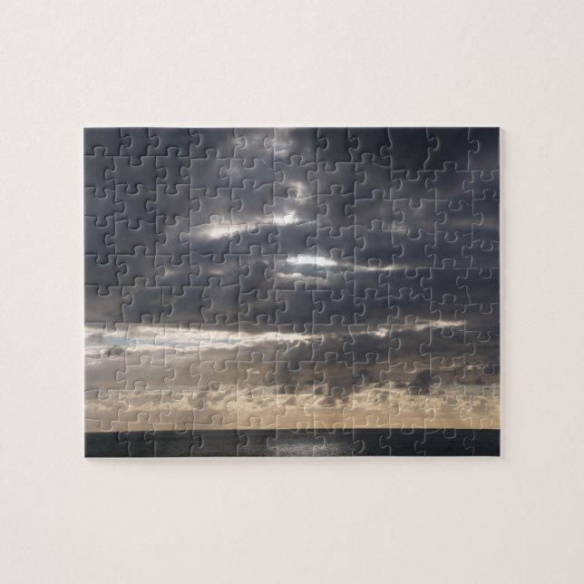 Aussicht aufs Meer - Sonn Puzzle (Horizontal)