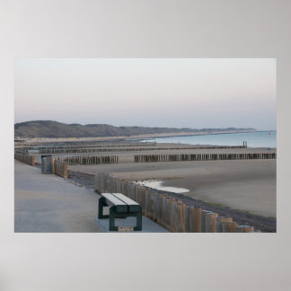 Aussicht aufs Meer - Strand Poster