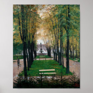 Aussicht aus der Fürstenberger Galerie Hugo Birg Poster