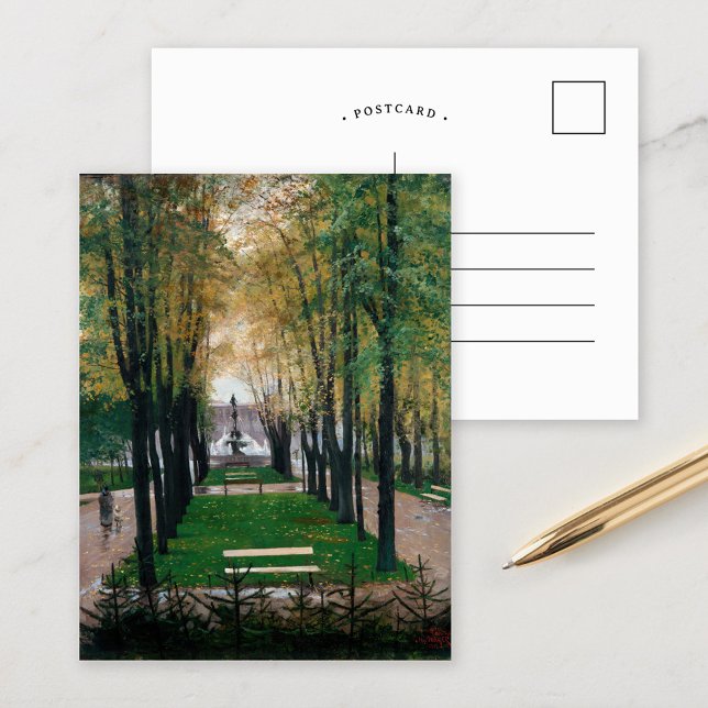 Aussicht aus der Fürstenberger Galerie | Hugo Birg Postkarte (Von Creator hochgeladen)